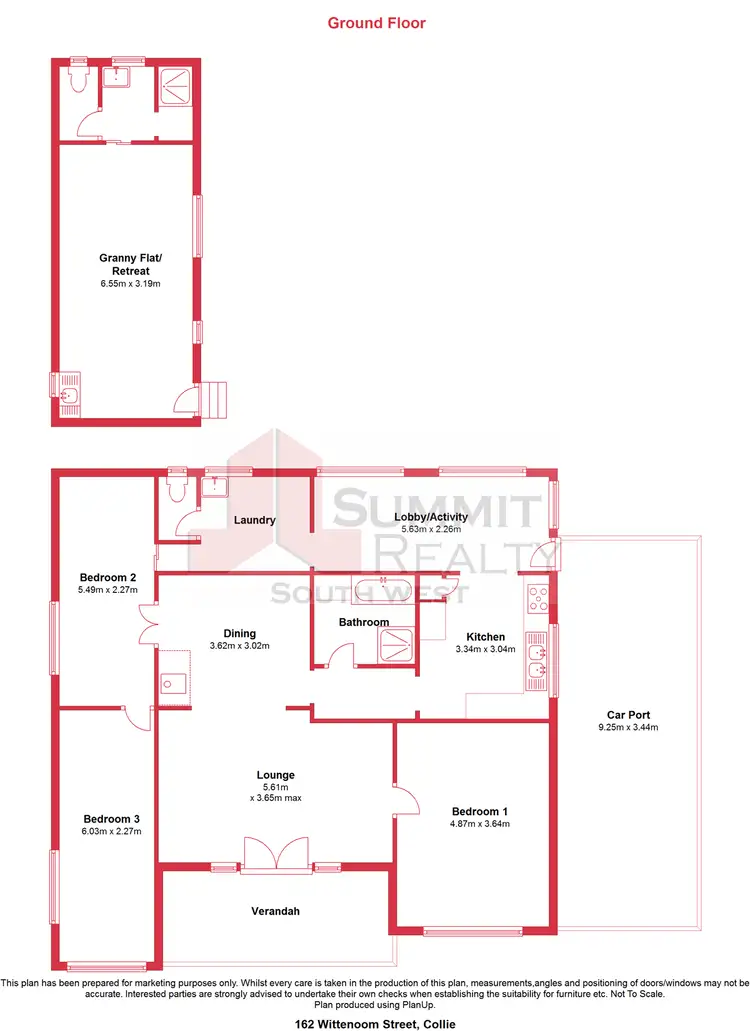Floorplan of Homely house listing, 162 Wittenoom Street, Collie WA 6225