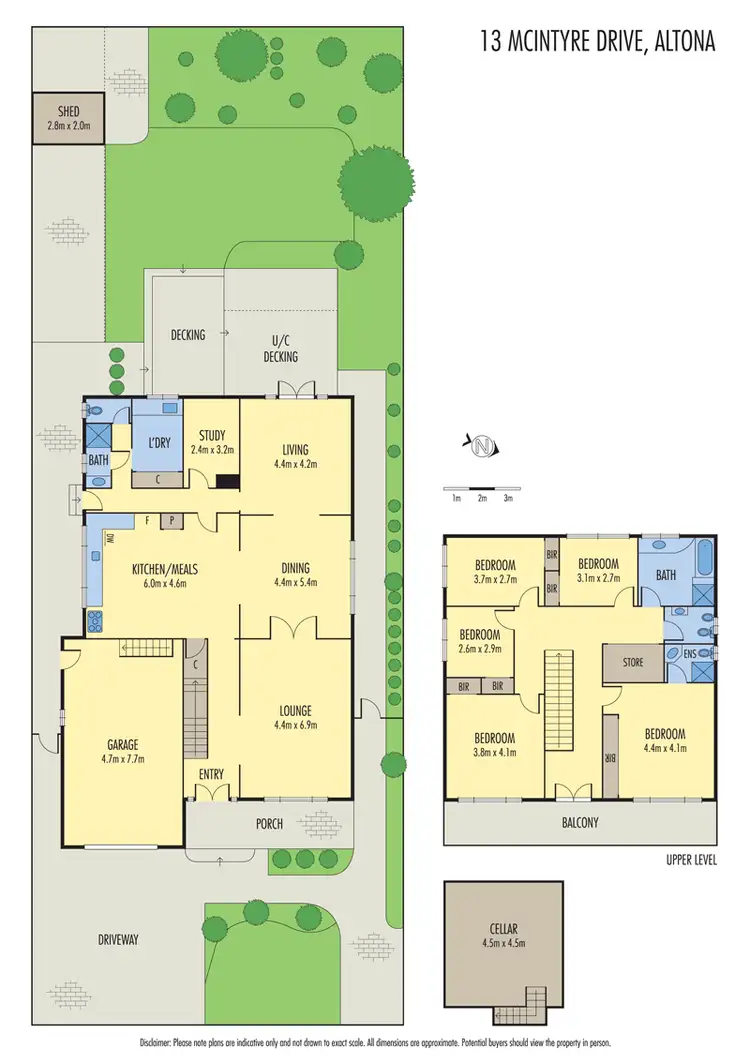 Floorplan of Homely house listing, 13 McIntyre Drive, Altona VIC 3018