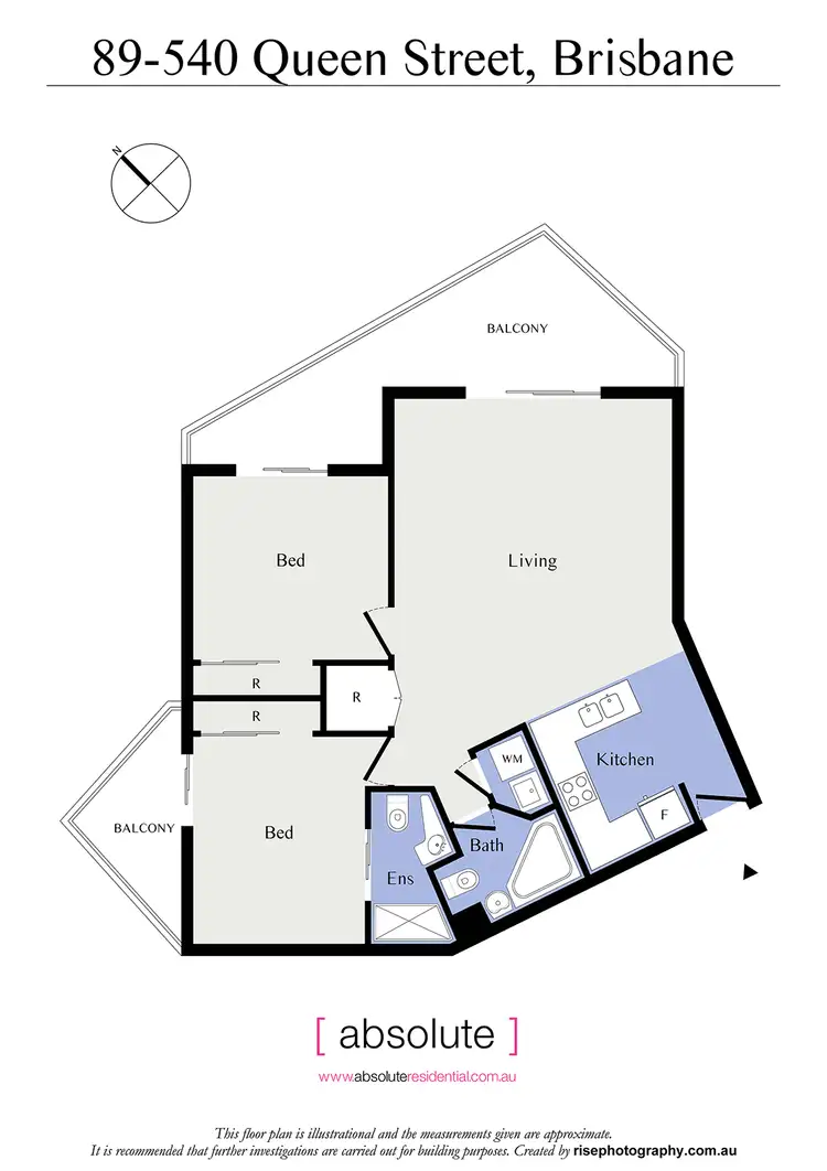 Floorplan of Homely unit listing, 89/540 Queen Street, Brisbane City QLD 4000