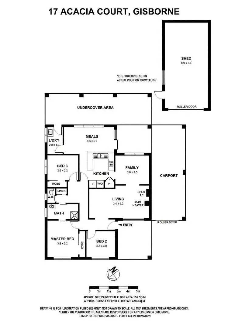 Floorplan of Homely house listing, 17 Acacia Court, Gisborne VIC 3437