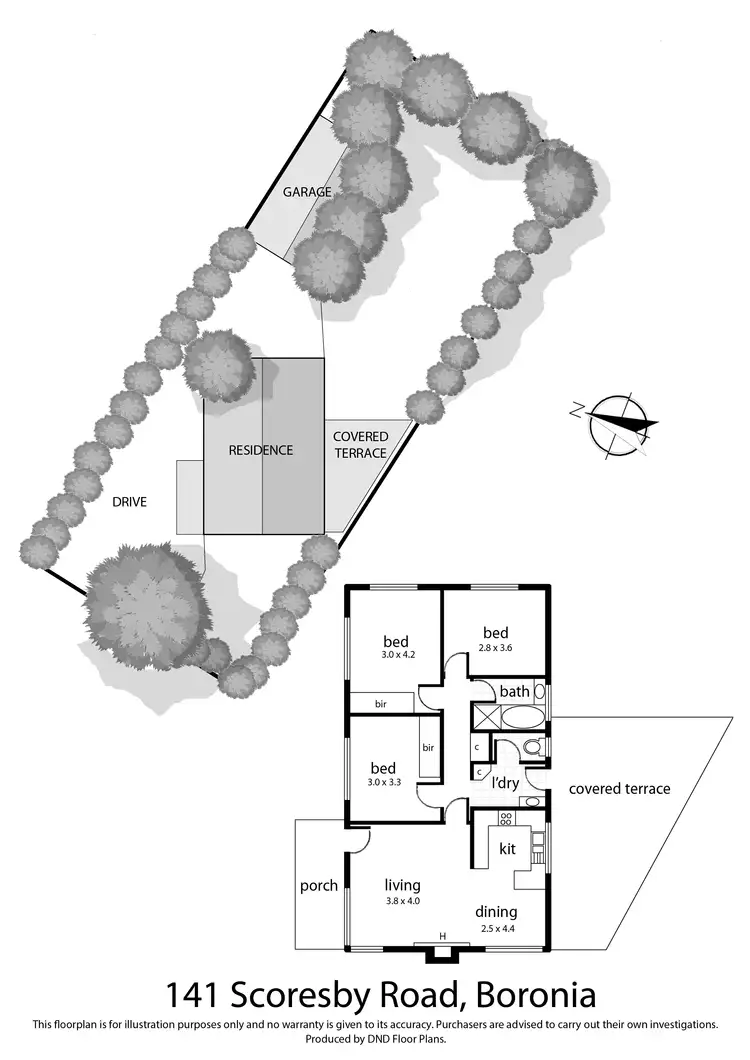 Floorplan of Homely house listing, 141 Scoresby Road, Boronia VIC 3155