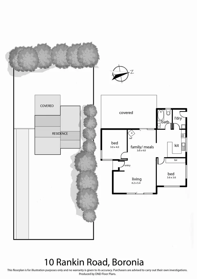 Floorplan of Homely house listing, 10 Rankin Road, Boronia VIC 3155