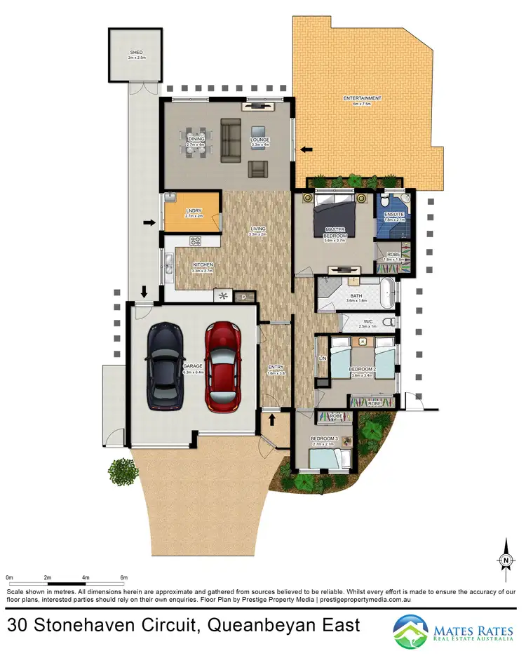 Floorplan of Homely house listing, 30 Stonehaven Circuit, Queanbeyan NSW 2620