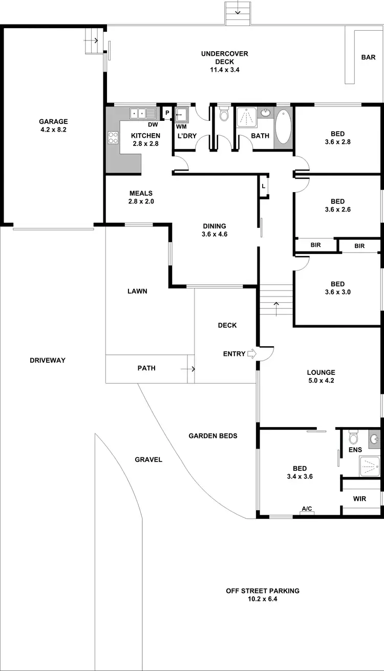 Floorplan of Homely house listing, 24 Huntingdale Drive, Chirnside Park VIC 3116
