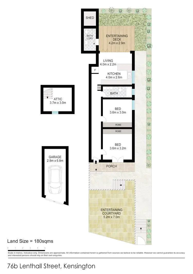 Floorplan of Homely house listing, 76B Lenthall St, Kensington NSW 2033