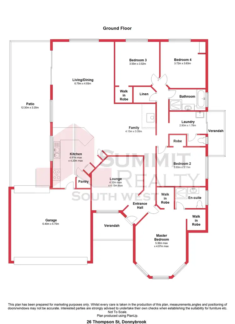 Floorplan of Homely house listing, 26 Thomson Street, Donnybrook WA 6239