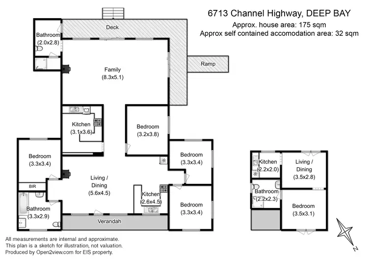 Floorplan of Homely house listing, 6713 Channel Hwy, Deep Bay TAS 7112