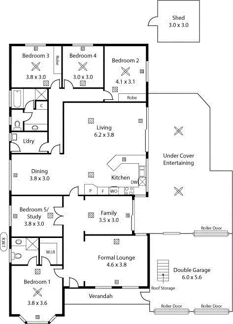 Floorplan of Homely house listing, 5 Thistleton Court, Greenwith SA 5125