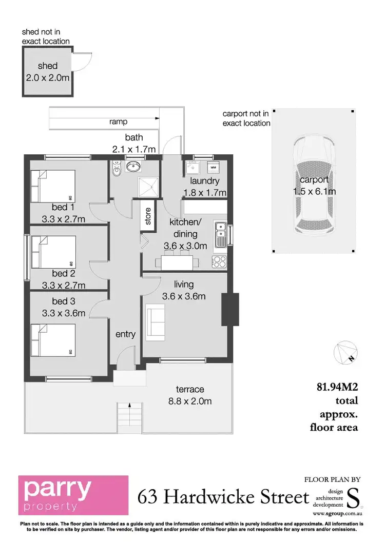 Floorplan of Homely house listing, 63 Hardwicke Street, Summerhill TAS 7250