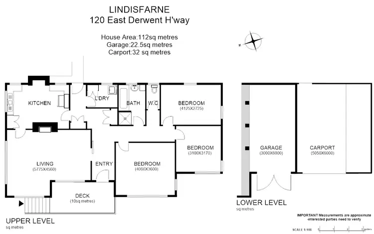 Floorplan of Homely house listing, 120 East Derwent Hwy, Lindisfarne TAS 7015