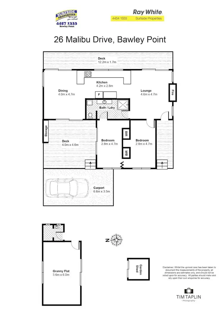 Floorplan of Homely house listing, 26 Malibu Drive, Bawley Point NSW 2539