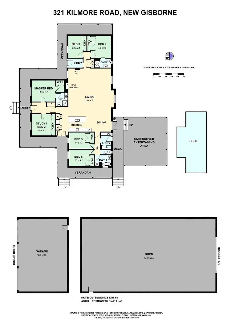 Floorplan of Homely house listing, 321 Kilmore Road, New Gisborne VIC 3438