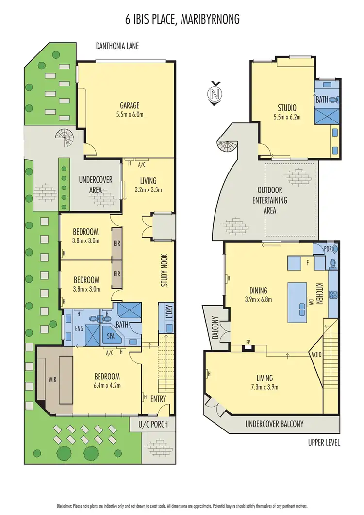 Floorplan of Homely house listing, 6 Ibis Place, Maribyrnong VIC 3032