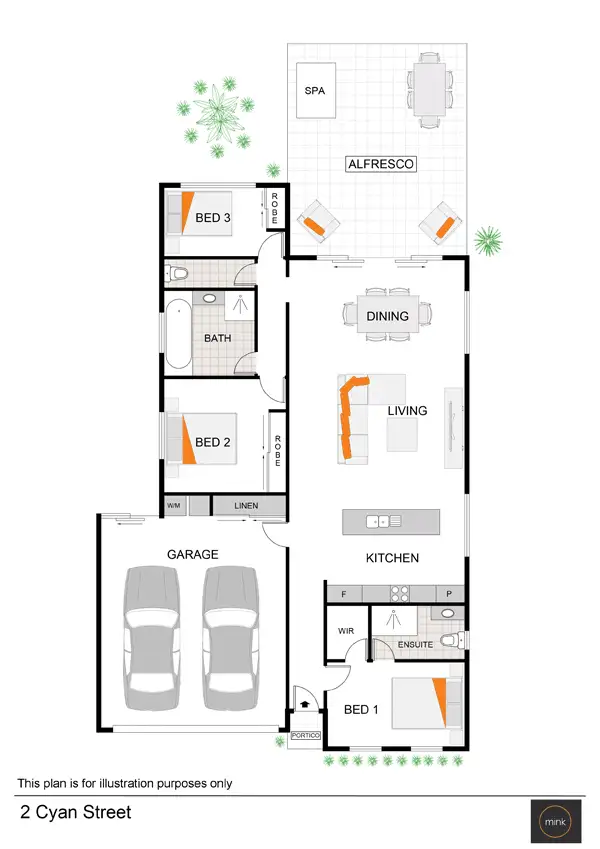 Floorplan of Homely house listing, 2 CYAN Street, Caloundra West QLD 4551