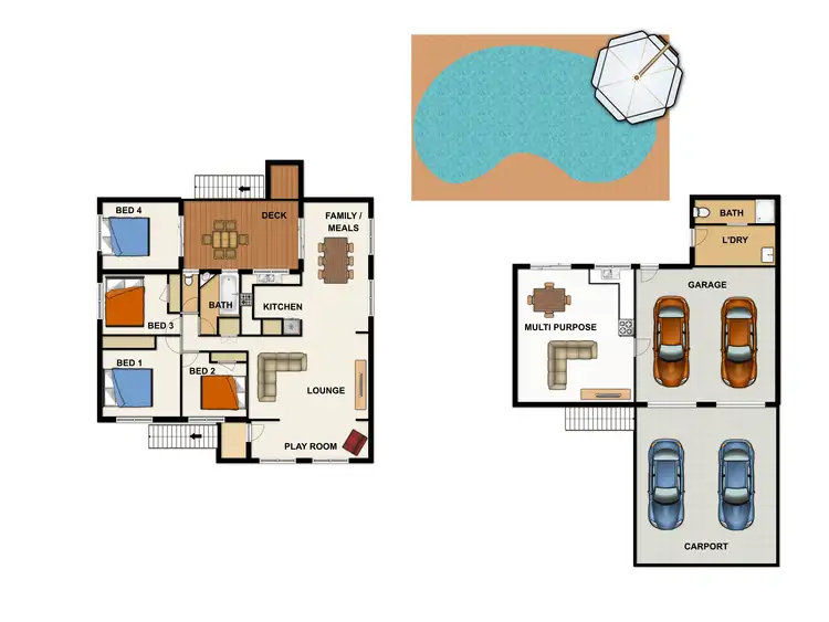 Floorplan of Homely house listing, 7 Chestnut Street, Logan Central QLD 4114