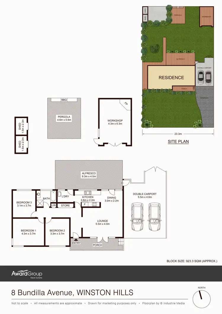Floorplan of Homely house listing, 8 Bundilla Avenue, Winston Hills NSW 2153