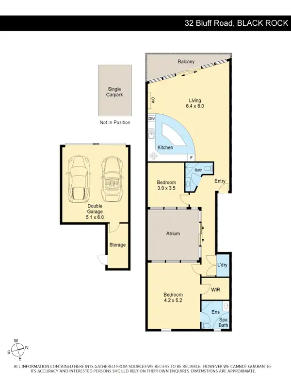 Floorplan of Homely unit listing, 32 Bluff Road, Black Rock VIC 3193