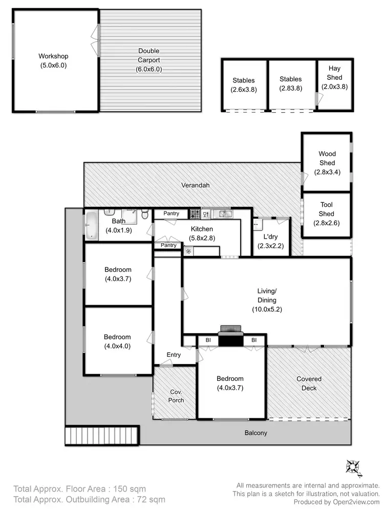 Floorplan of Homely house listing, 4238 Huon Hwy, Castle Forbes Bay TAS 7116