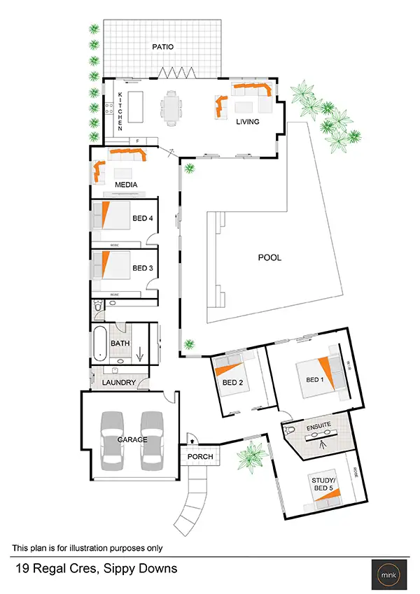 Floorplan of Homely house listing, 19 REGAL Crescent, Sippy Downs QLD 4556