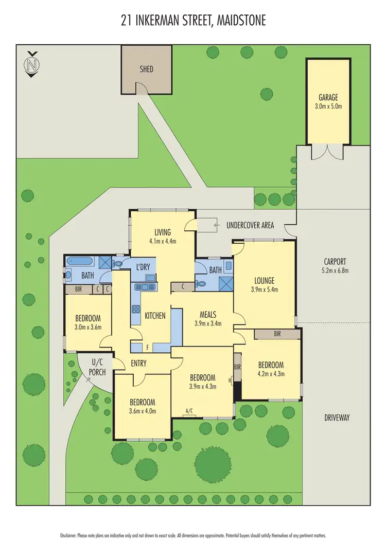 Floorplan of Homely house listing, 21 Inkerman Street, Maidstone VIC 3012