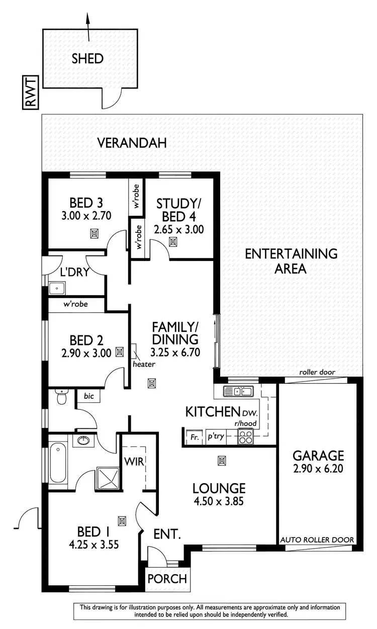 Floorplan of Homely house listing, 32 Howell Road, Parafield Gardens SA 5107