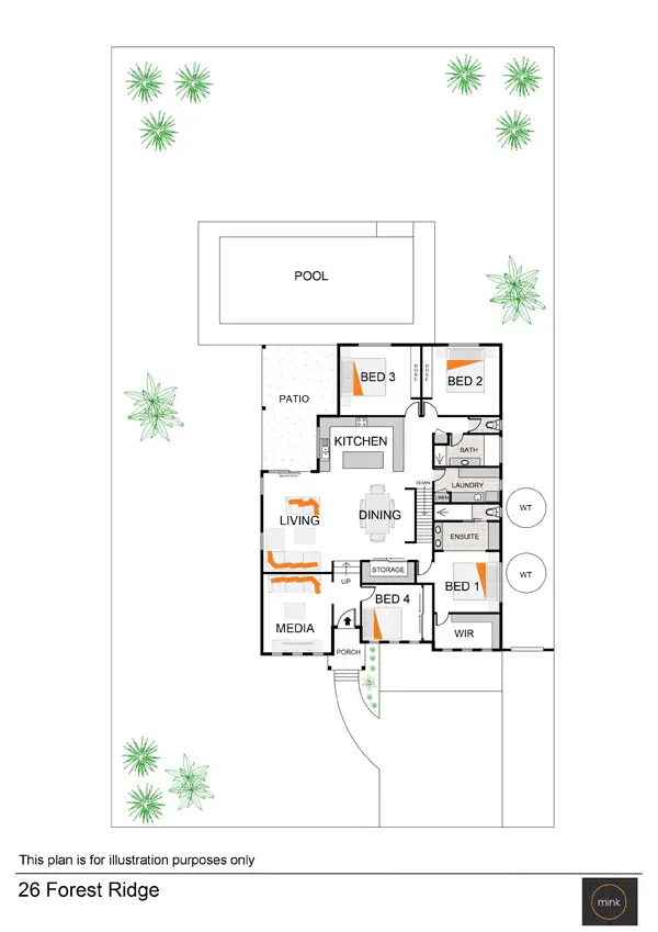 Floorplan of Homely house listing, 26 FOREST RIDGE Avenue, Palmview QLD 4553
