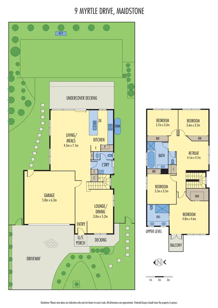 Floorplan of Homely house listing, 9 Myrtle Drive, Maidstone VIC 3012