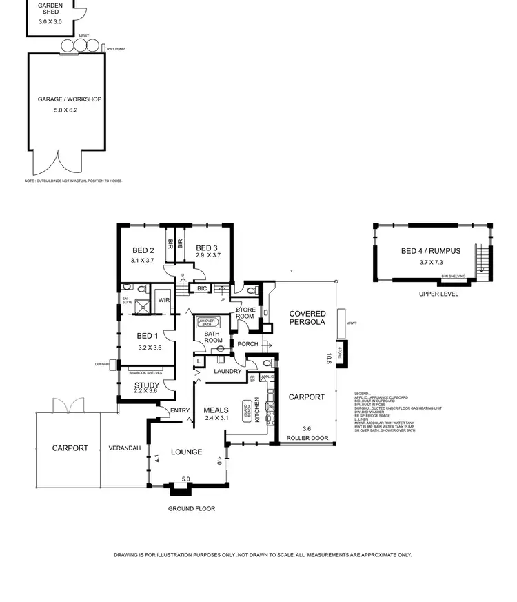 Floorplan of Homely house listing, 45 Goode Street, Gisborne VIC 3437