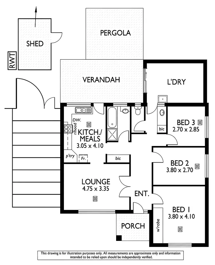 Floorplan of Homely house listing, 22 Carey Street, Magill SA 5072
