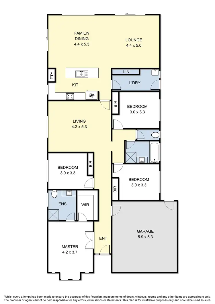 Floorplan of Homely house listing, 11 Dalray Street, Sandhurst VIC 3977