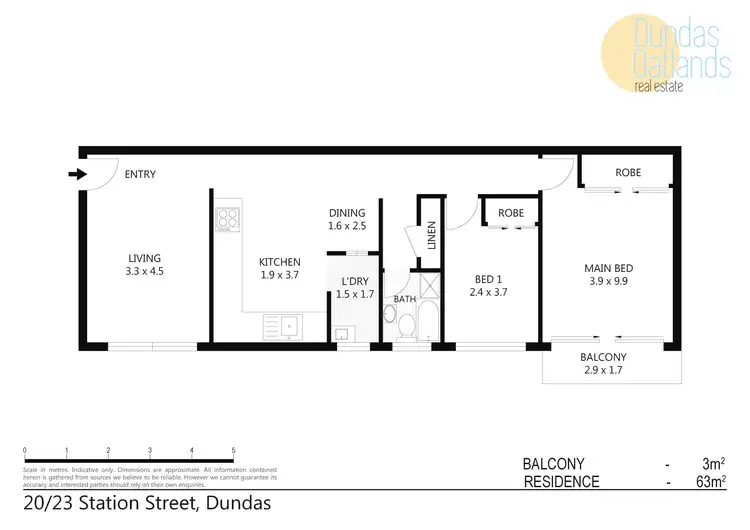 Floorplan of Homely unit listing, 20/23 Station Street, Dundas NSW 2117