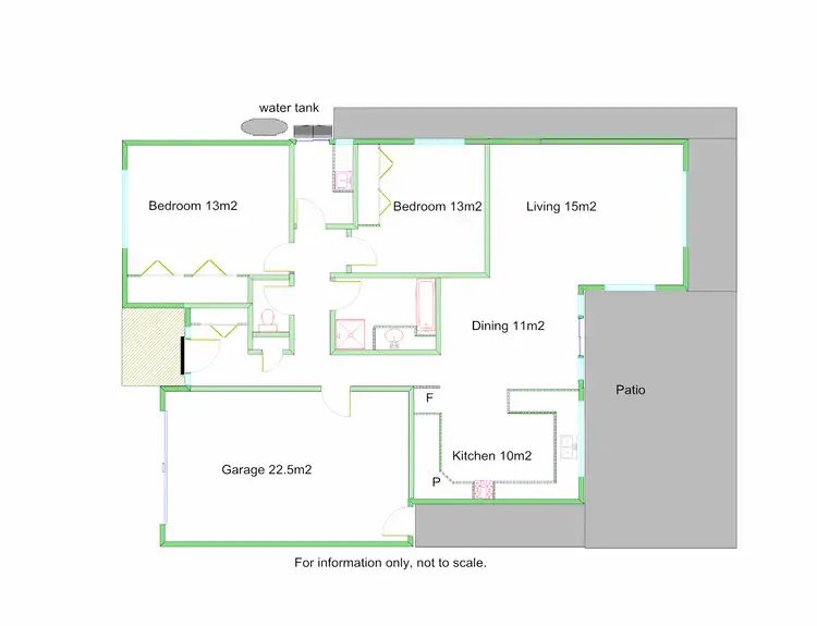 Floorplan of Homely house listing, 4 Monds Avenue, Benalla VIC 3672