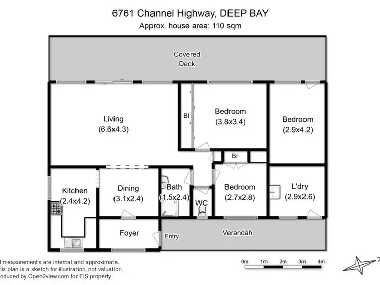 Floorplan of Homely house listing, 6761 Channel Hwy, Deep Bay TAS 7112