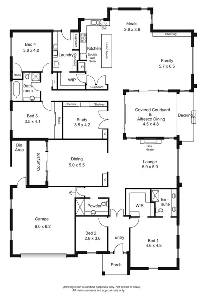 Floorplan of Homely house listing, 17 Dalton Street, Gisborne VIC 3437