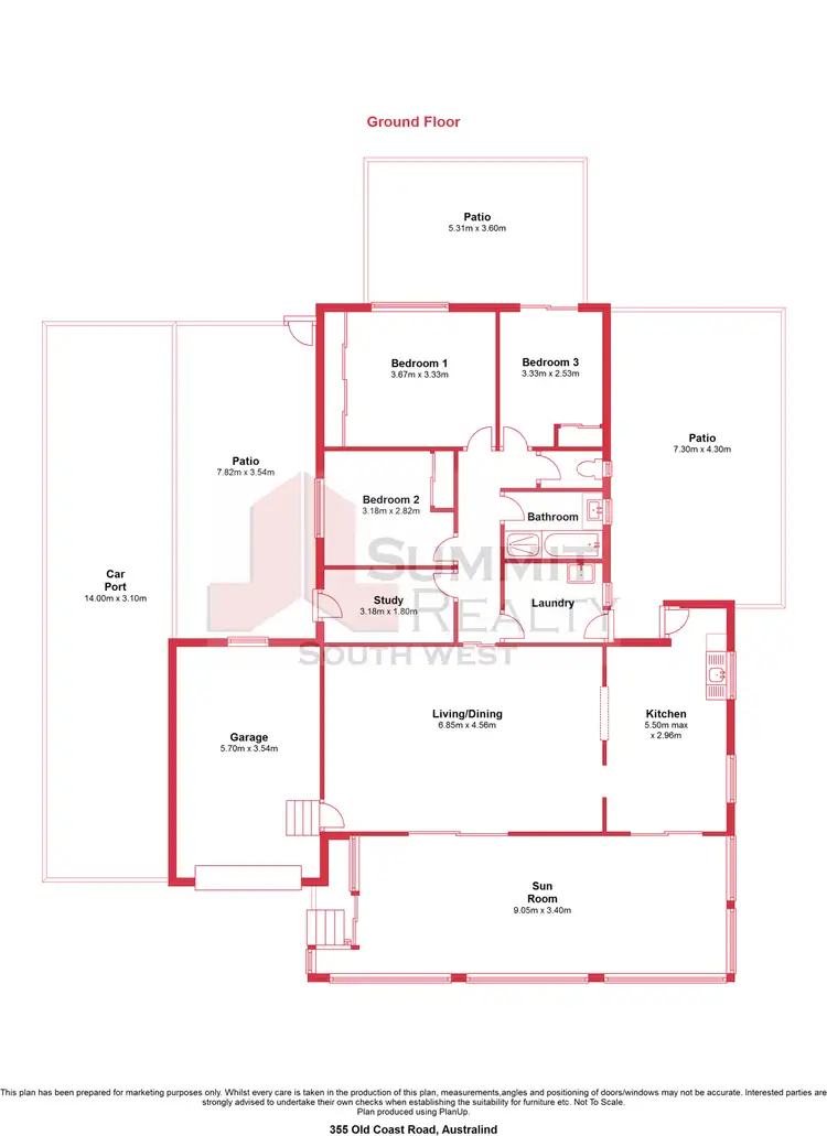 Floorplan of Homely house listing, 355 Old Coast Road, Australind WA 6233