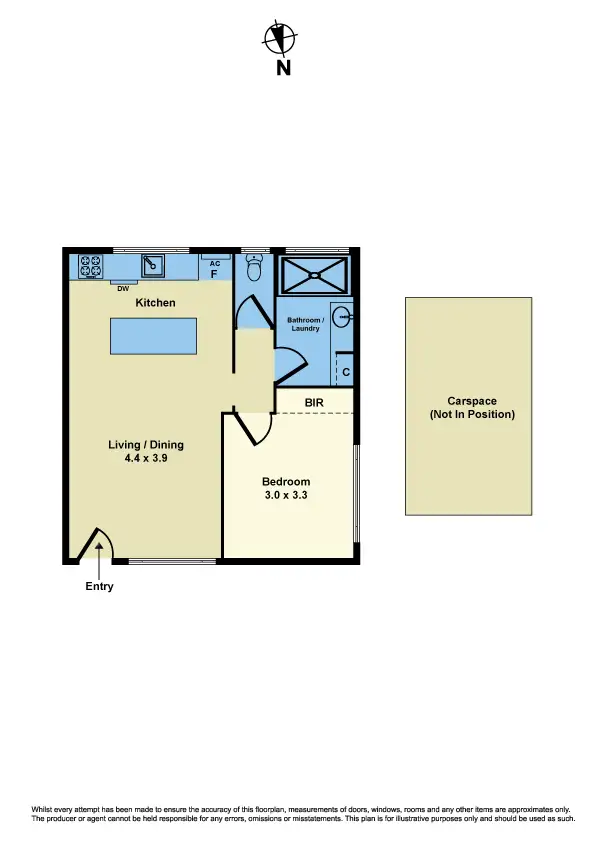 Floorplan of Homely apartment listing, 7/53 Stephen Street, Yarraville VIC 3013