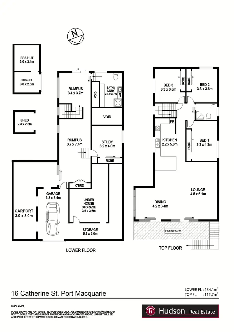 Floorplan of Homely house listing, 16 Catherine Street, Port Macquarie NSW 2444