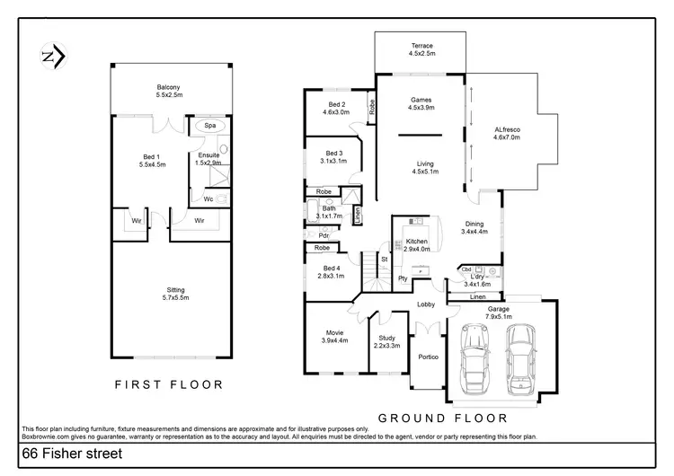 Floorplan of Homely house listing, 66 Fisher Street, Rockingham WA 6168