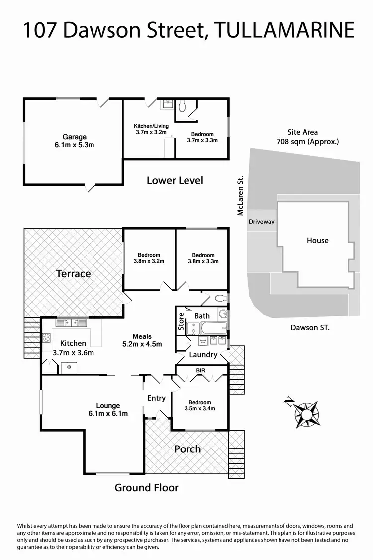 Floorplan of Homely house listing, 107 Dawson Street, Tullamarine VIC 3043