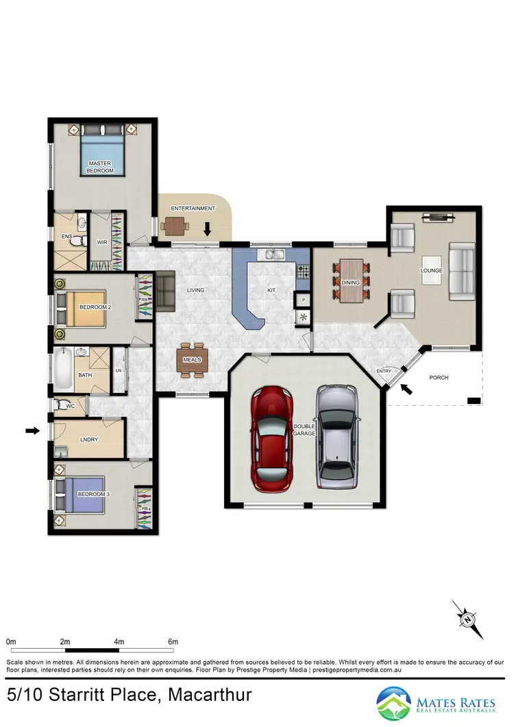 Floorplan of Homely townhouse listing, 5/10 Starritt Place St, Macarthur ACT 2904