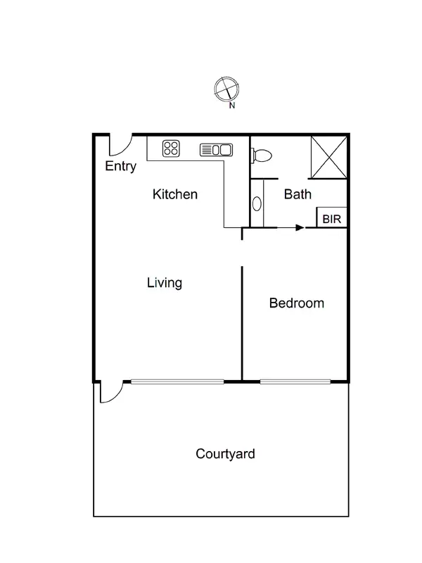 Floorplan of Homely apartment listing, 2/5-7 Harold Street, Middle Park VIC 3206