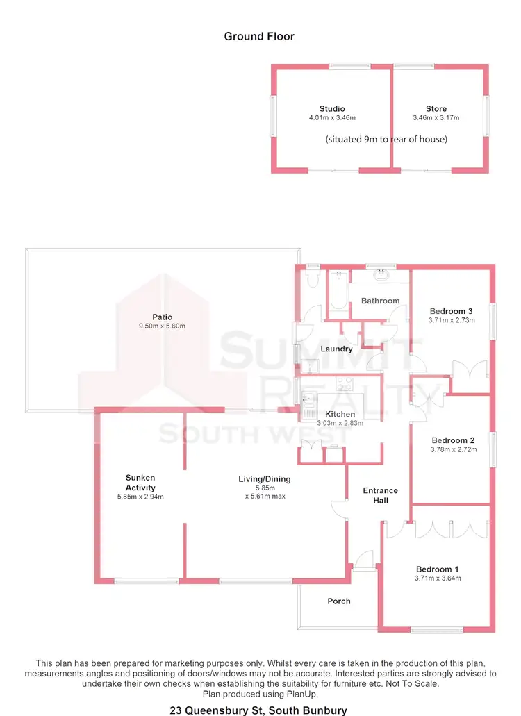 Floorplan of Homely house listing, 23 Queensbury St, South Bunbury WA 6230