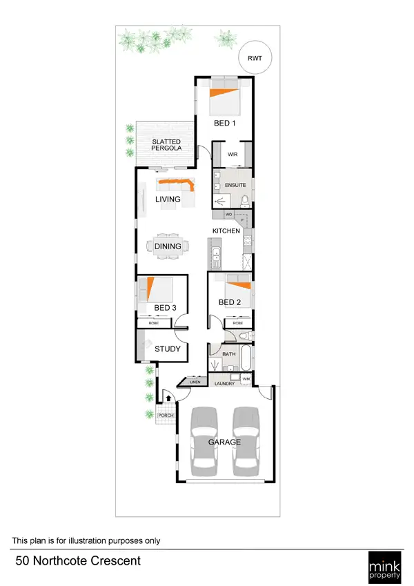 Floorplan of Homely house listing, 50 NORTHCOTE Crescent, Caloundra West QLD 4551
