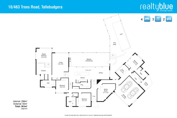 Floorplan of Homely house listing, 10/463 Trees Road, Tallebudgera QLD 4228