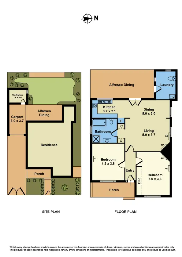 Floorplan of Homely house listing, 15 Studley Street, Maidstone VIC 3012