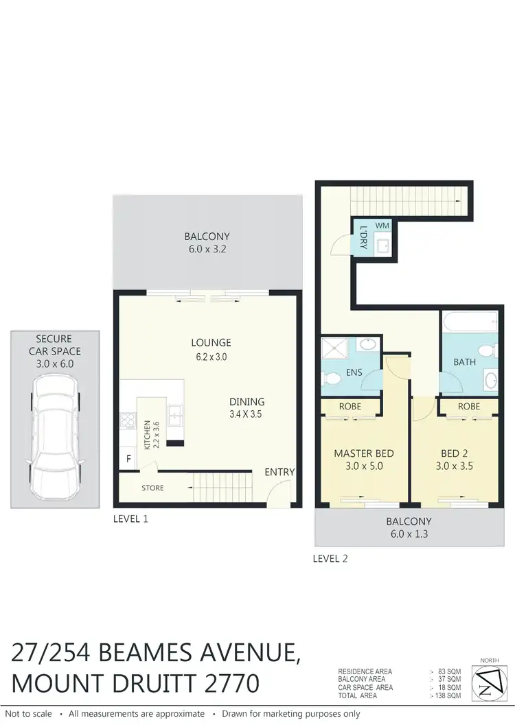 Floorplan of Homely apartment listing, 27/254 Beames Ave, Mount Druitt NSW 2770