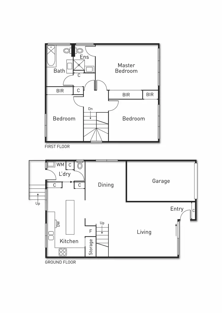 Floorplan of Homely townhouse listing, 9/86 Victoria Crescent, Mont Albert VIC 3127