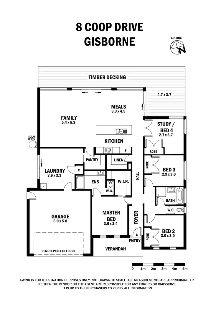 Floorplan of Homely house listing, 8 Coop Drive, Gisborne VIC 3437