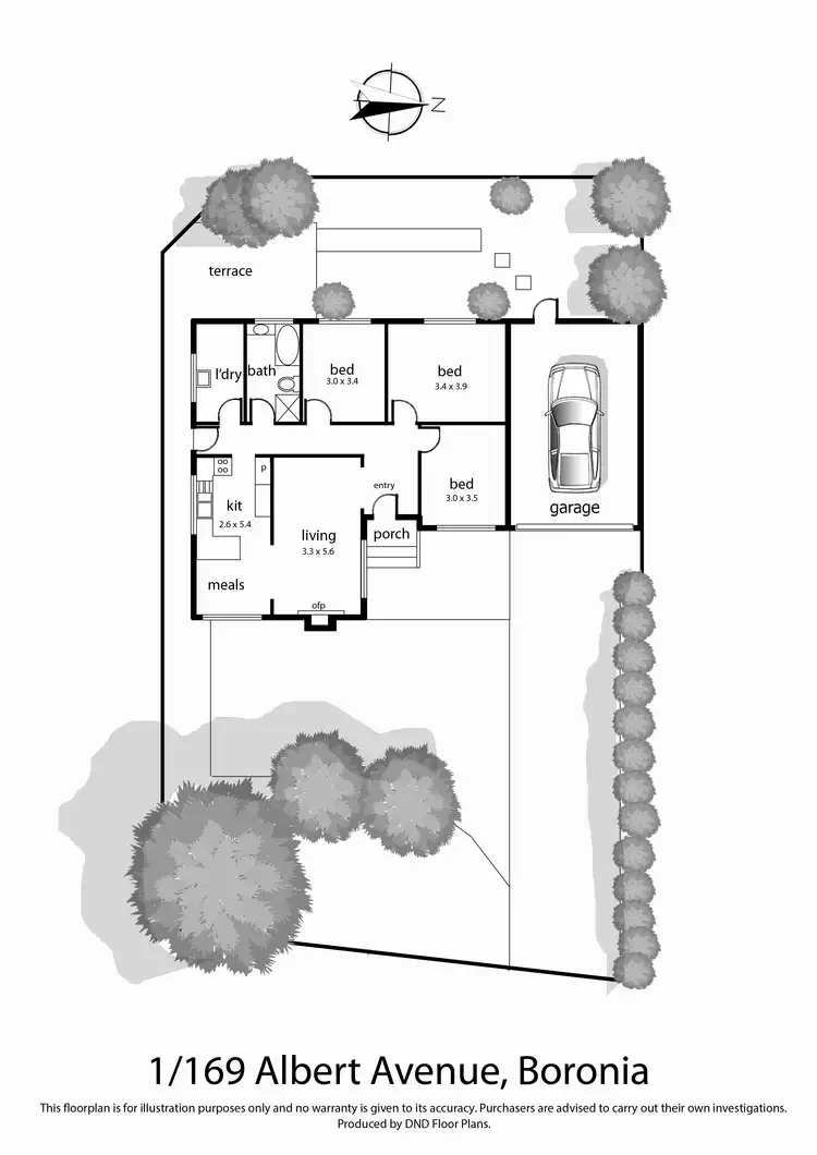 Floorplan of Homely house listing, 169 Albert Avenue, Boronia VIC 3155