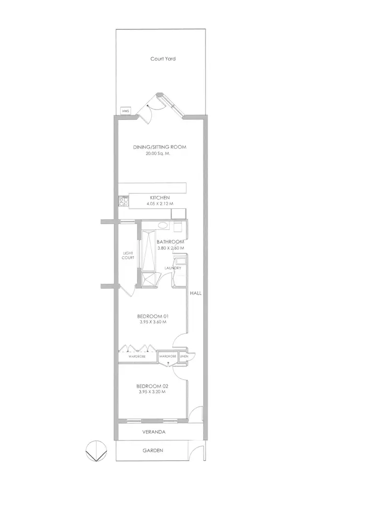 Floorplan of Homely house listing, 110 Nott Street, Port Melbourne VIC 3207